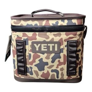 YETI Hopper Flip 8 Soft Cooler Wetlands Camo Texas Shape Pattern‎ RARE NEW!